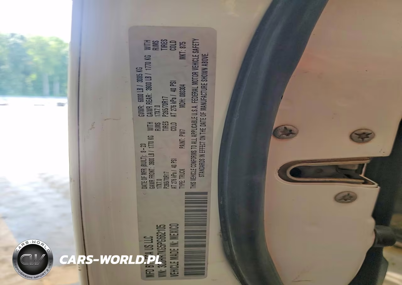2023 Ram 1500 Classic Tradesman VIN:3C6RR7KG5PG662105 - 12