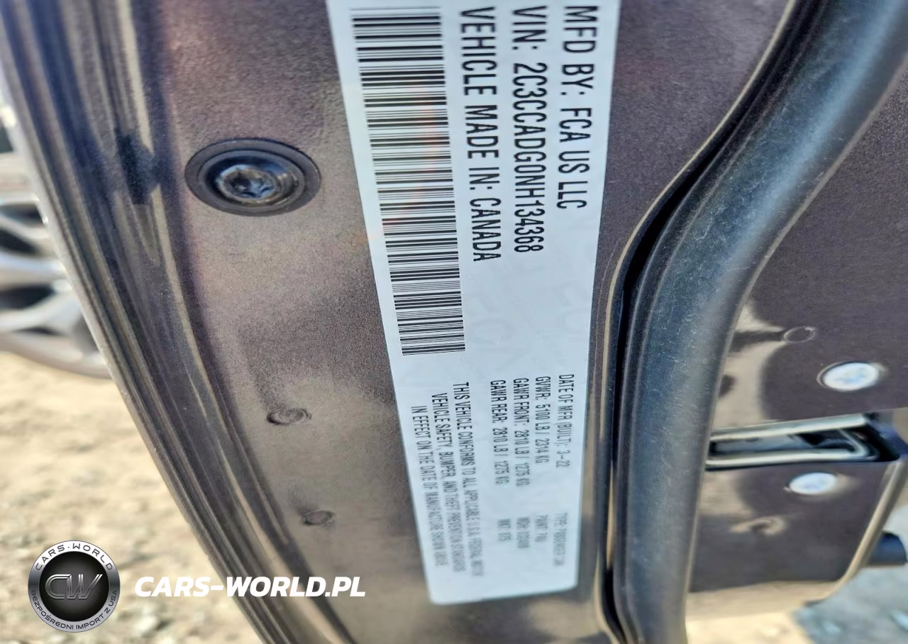 2022 Chrysler 300 Touring L VIN:2C3CCADG0NH134368 - 12