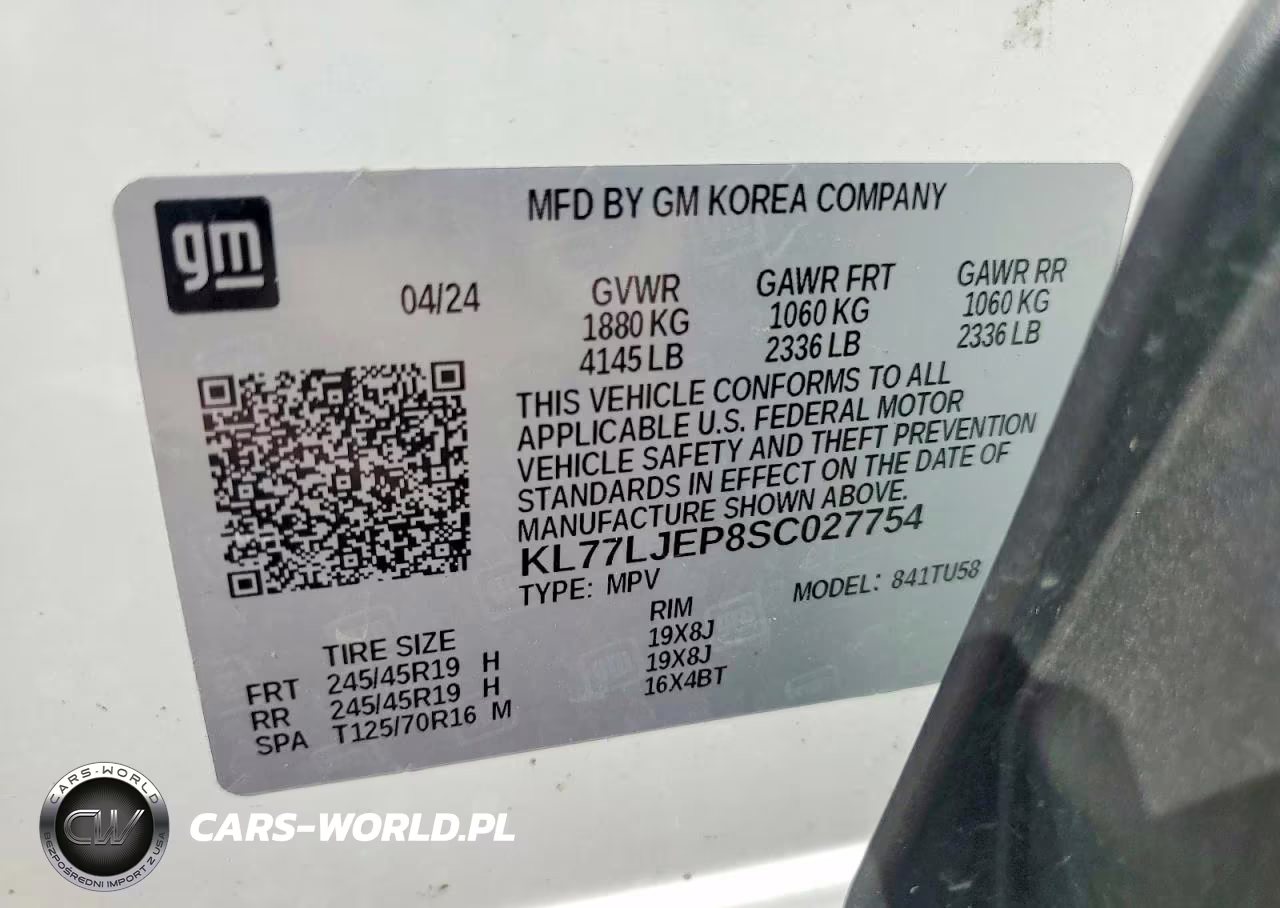 2025 Chevrolet Trax 2Rs VIN:KL77LJEP8SC027754 - 13