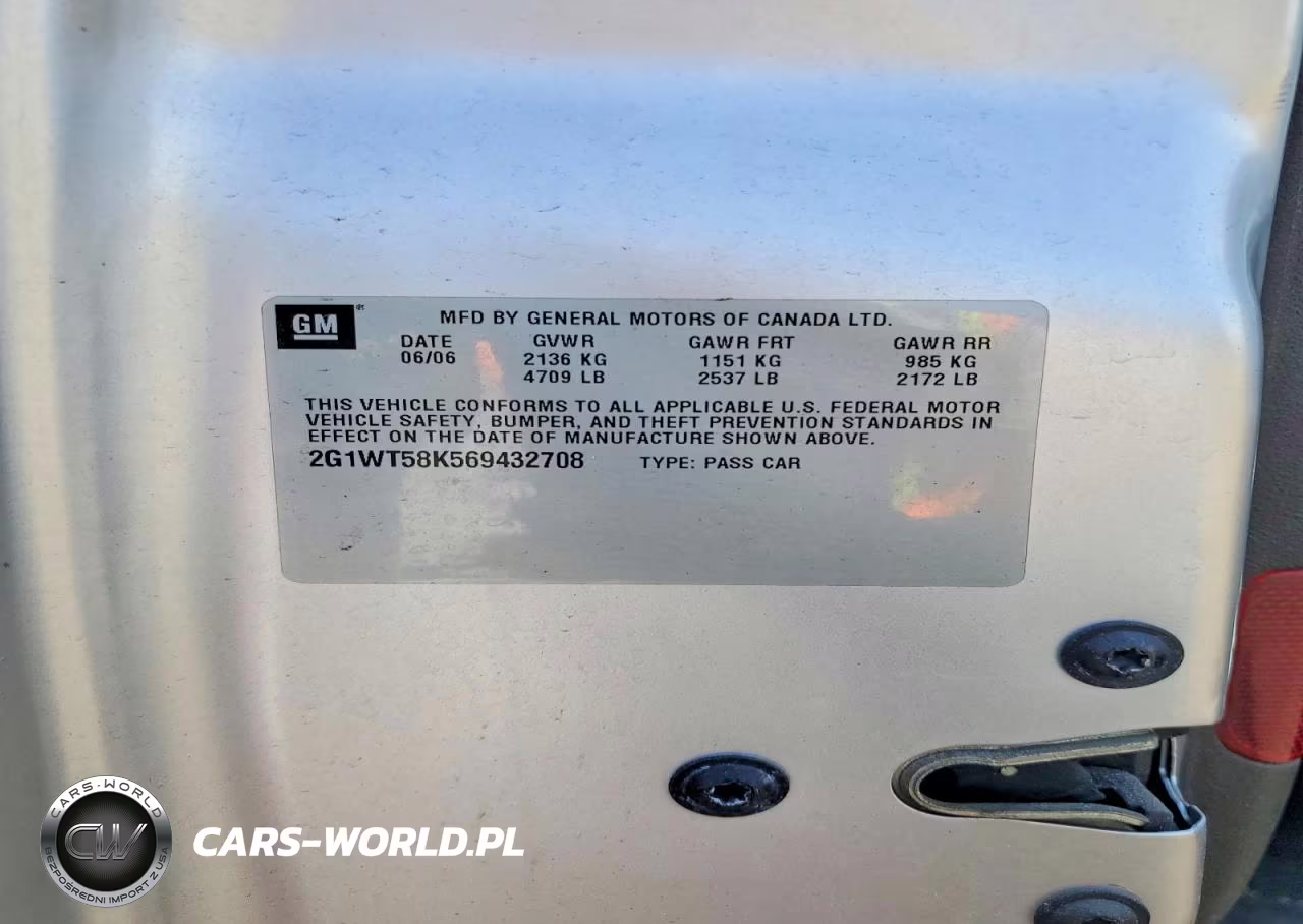 2006 Chevrolet Impala Lt VIN:2G1WT58K569432708 - 12