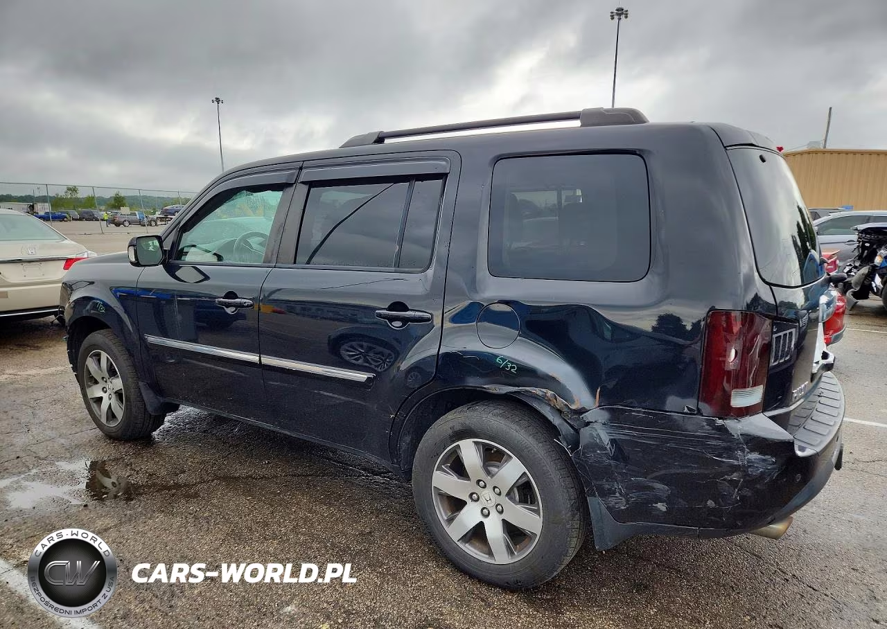 2013 Honda Pilot Touring VIN:5FNYF4H92DB016722 - 2