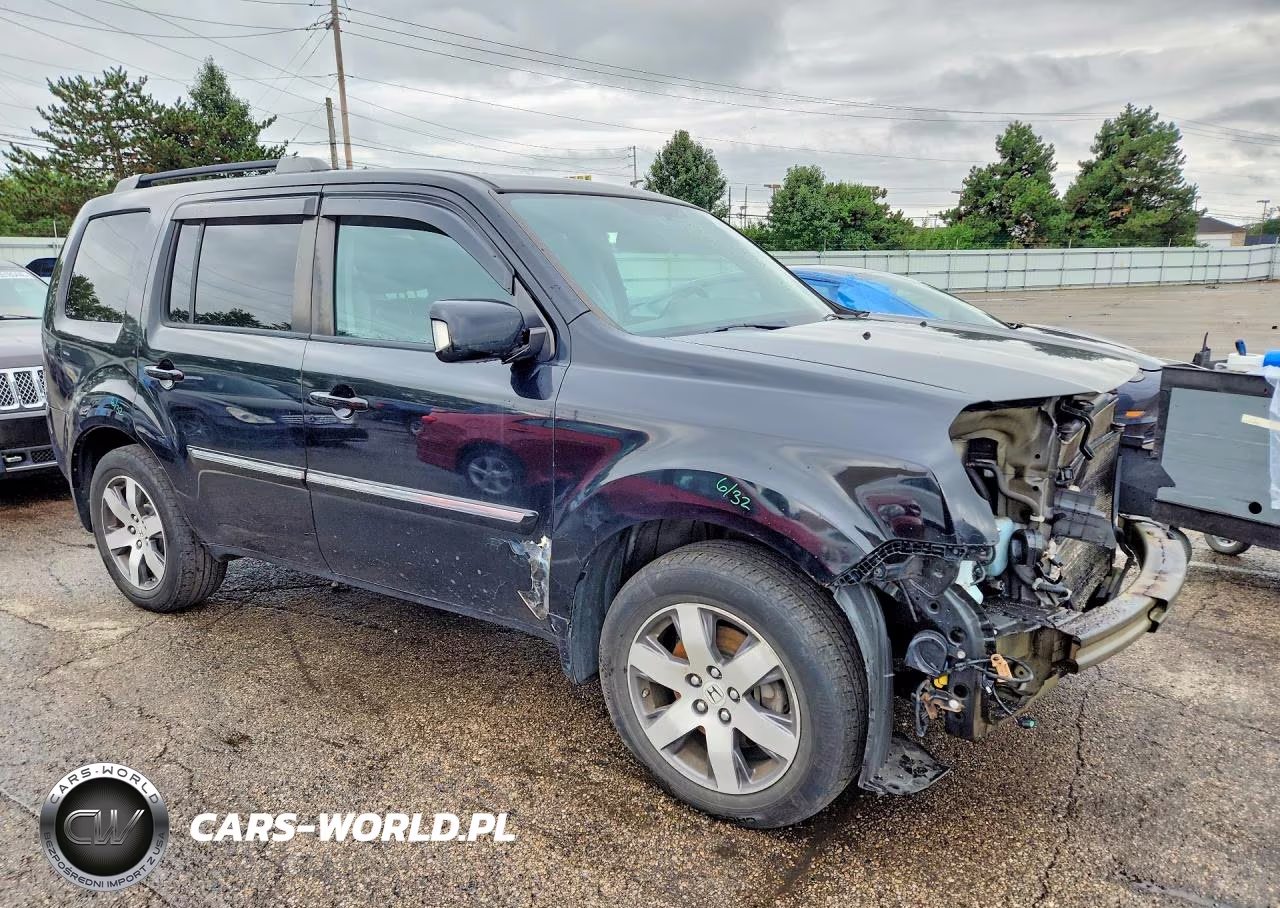 2013 Honda Pilot Touring VIN:5FNYF4H92DB016722 - 4