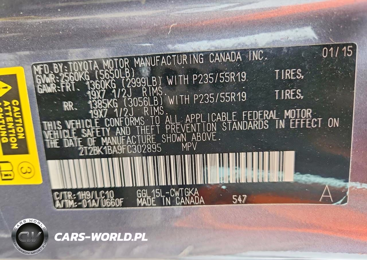 2015 Lexus Rx 350 Base VIN:2T2BK1BA9FC302895 - 13