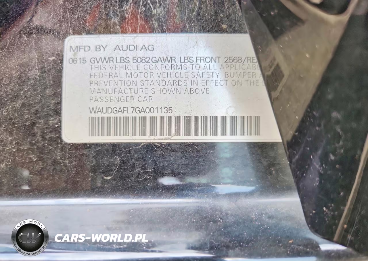 2016 Audi S4 Premium Plus VIN:WAUDGAFL7GA001135 - 12