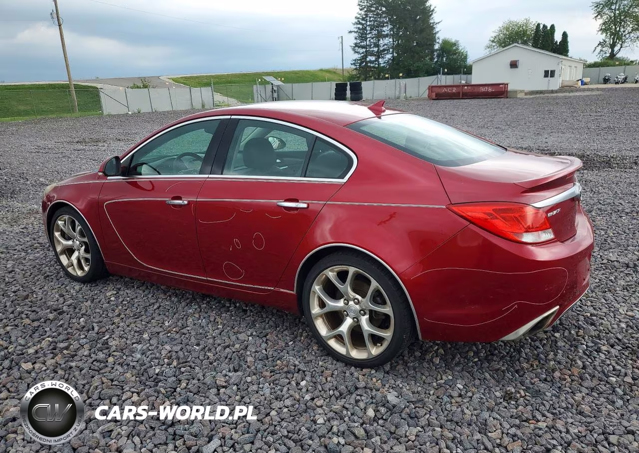 2013 Buick Regal Gs VIN:2G4GV5GV4D9166902 - 2