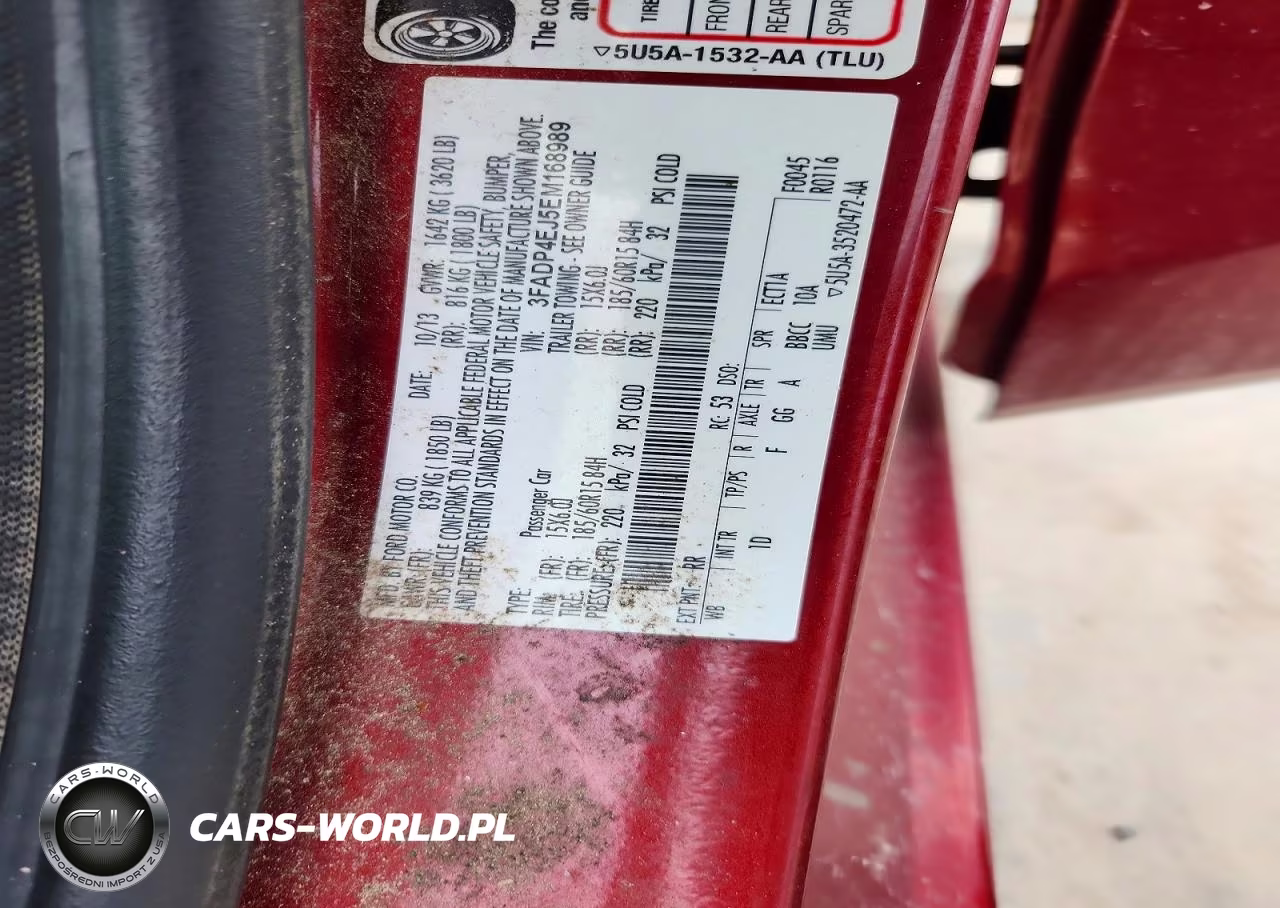 2014 Ford Fiesta Se VIN:3FADP4EJ5EM168989 - 12