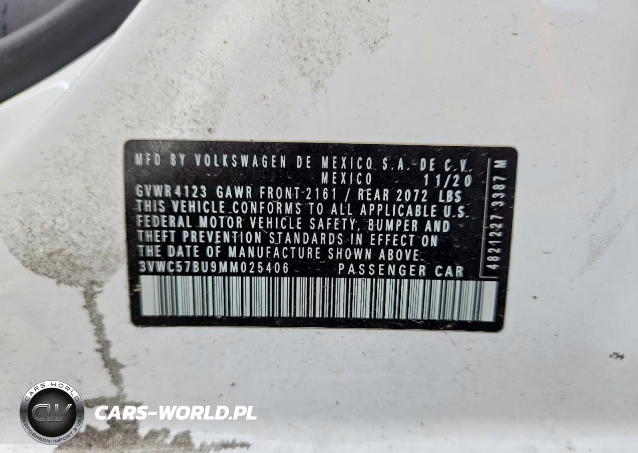 2021 Volkswagen Jetta S VIN:3VWC57BU9MM025406 - 12