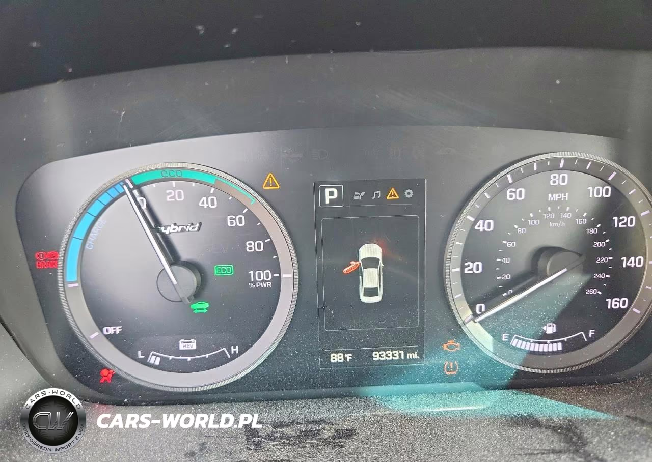 2016 Hyundai Sonata Hybrid Se VIN:KMHE24L1XGA022969 - 9