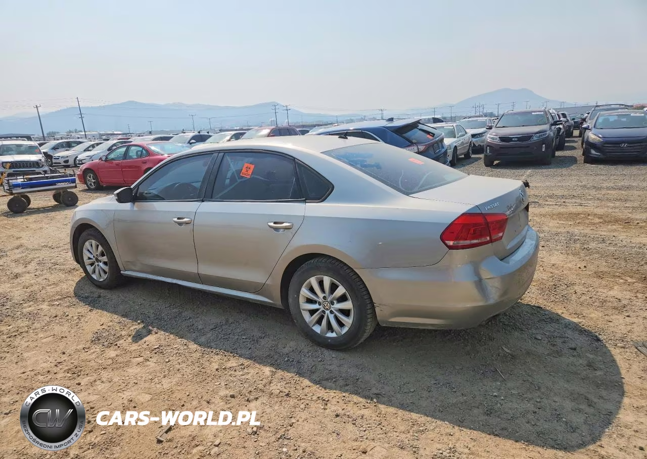 2012 Volkswagen Passat S VIN:1VWAH7A32CC080237 - 2