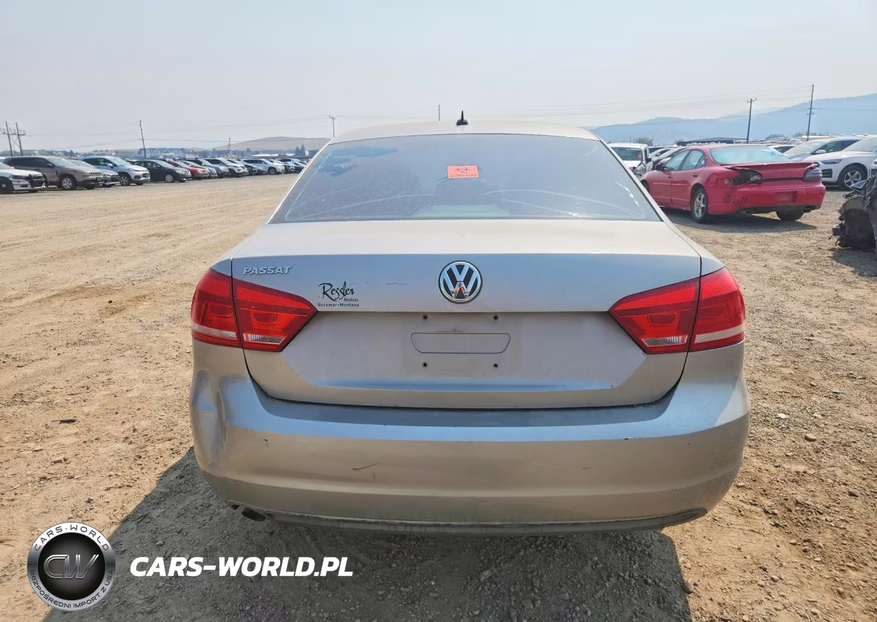 2012 Volkswagen Passat S VIN:1VWAH7A32CC080237 - 6