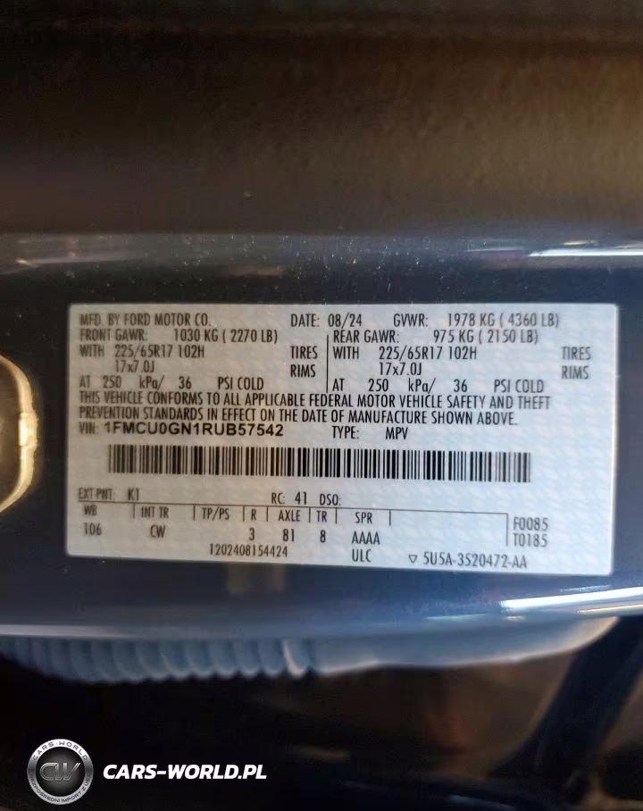 2024 Ford Escape Active VIN:1FMCU0GN1RUB57542 - 13