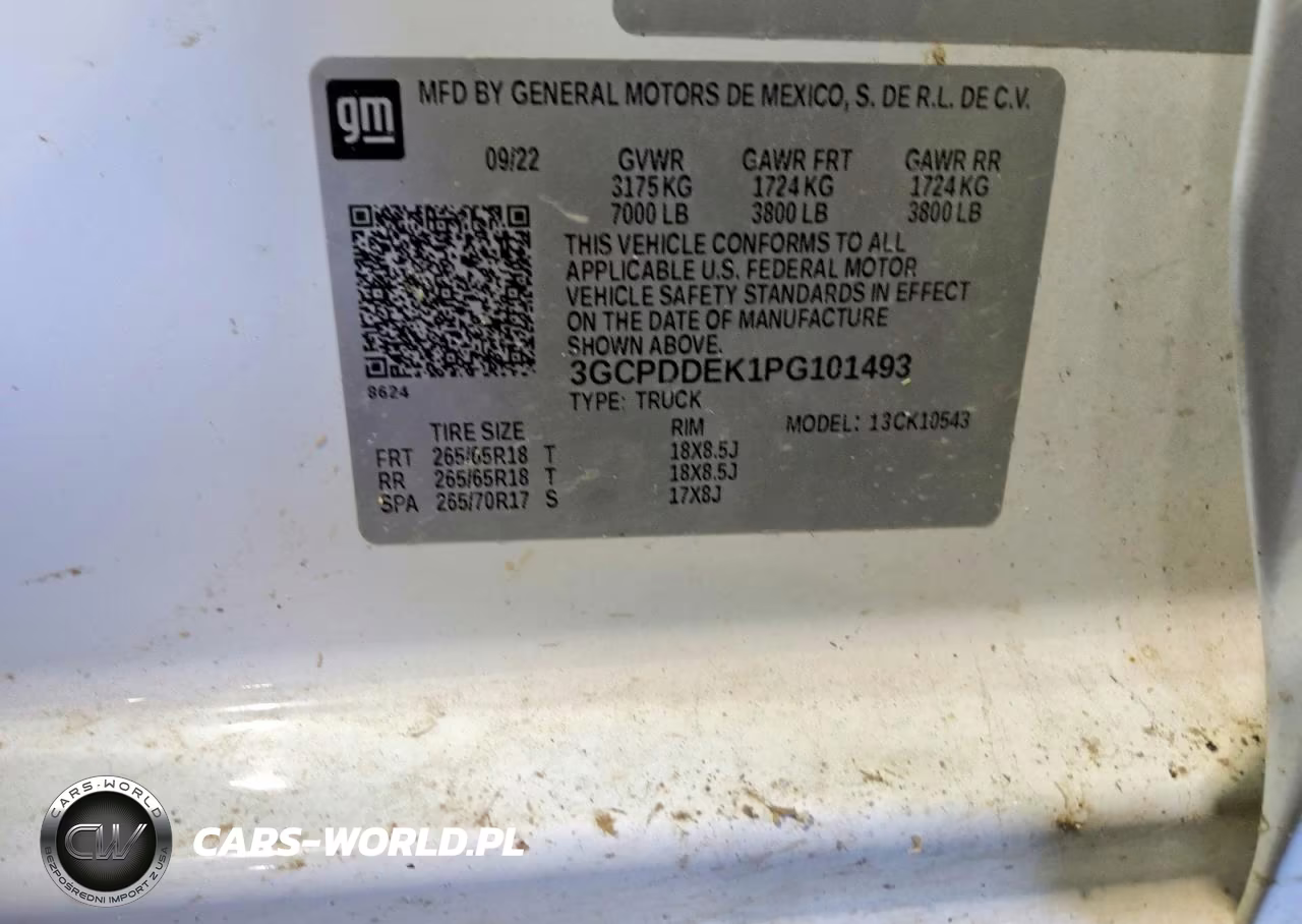 2023 Chevrolet Silverado K1500 Lt VIN:3GCPDDEK1PG101493 - 13