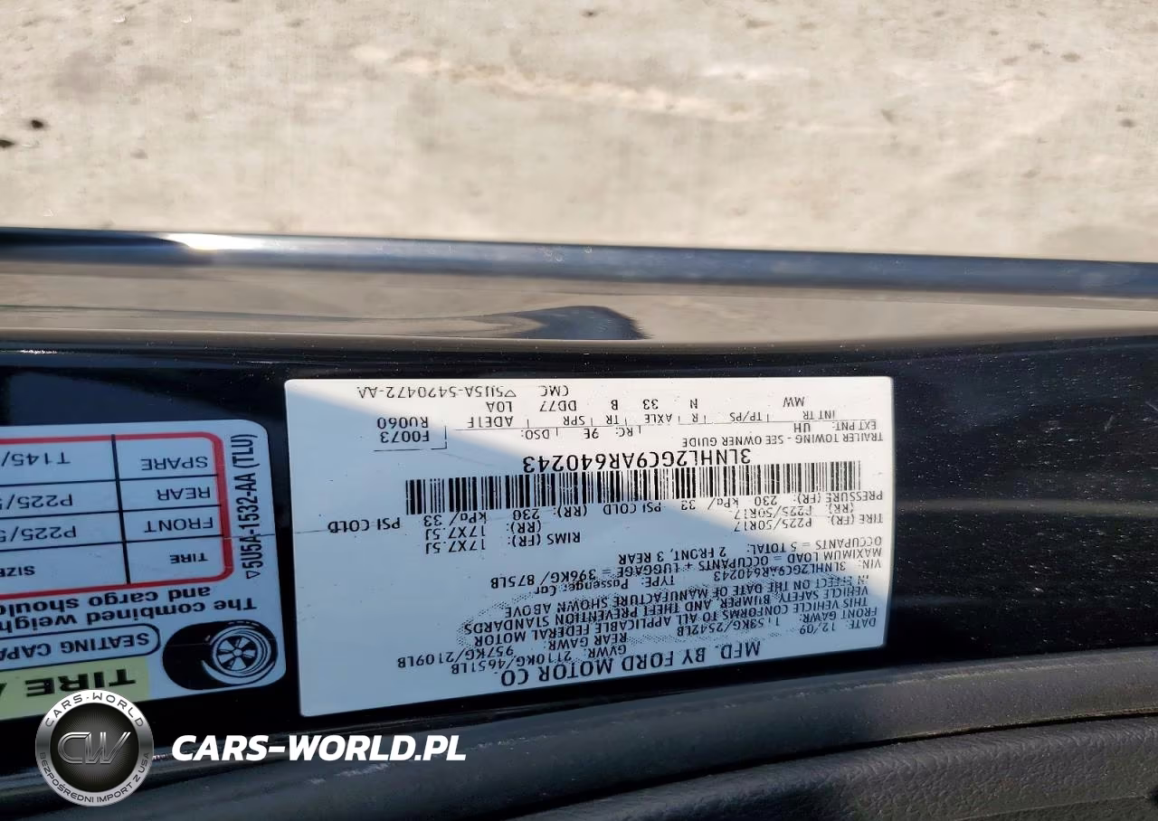 2010 Lincoln Mkz VIN:3LNHL2GC9AR640243 - 12