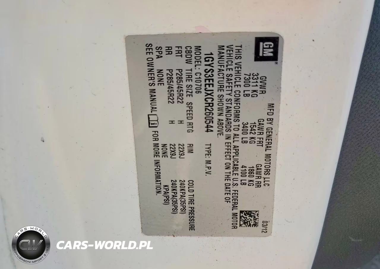 2012 Cadillac Escalade Hybrid VIN:1GYS3EEJXCR260544 - 13