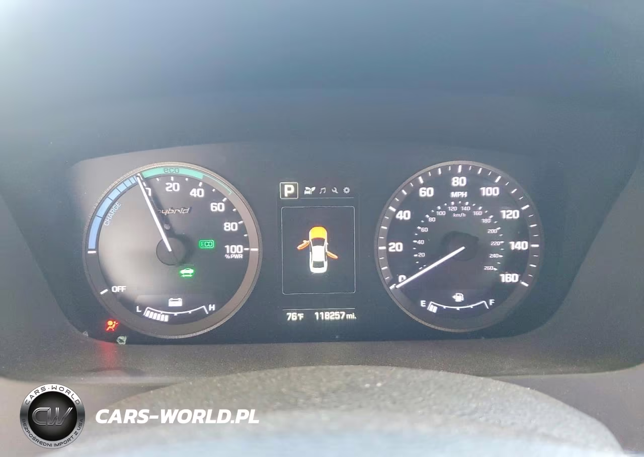 2016 Hyundai Sonata Hybrid Se VIN:KMHE24L15GA031305 - 9