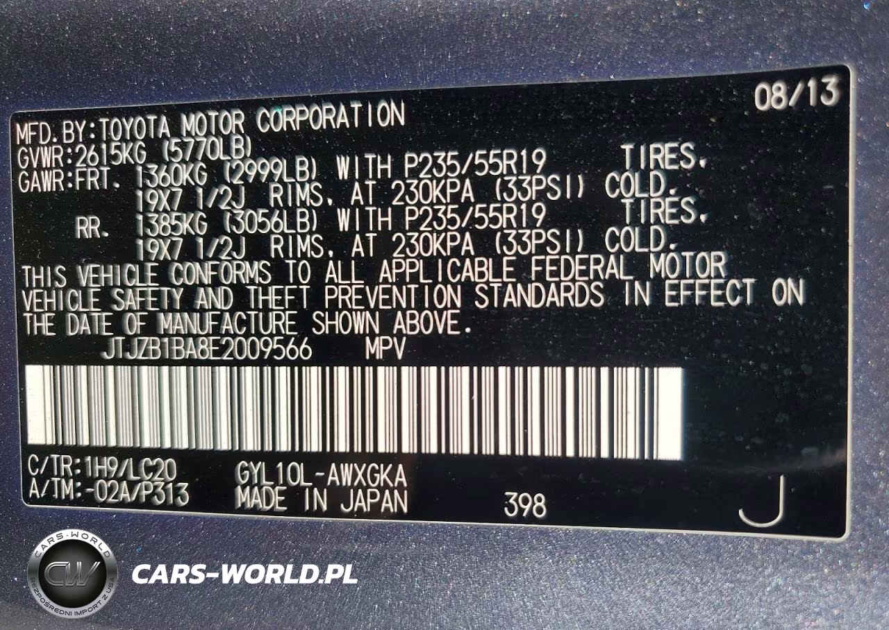2014 Lexus Rx 450H VIN:JTJZB1BA8E2009566 - 14