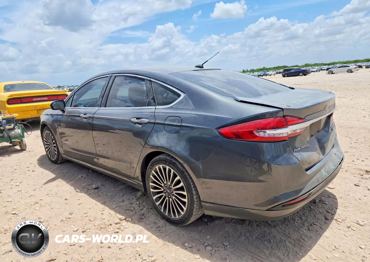 2018 Ford Fusion Titanium-Platinum Hev VIN:3FA6P0RU7JR128139 - 2