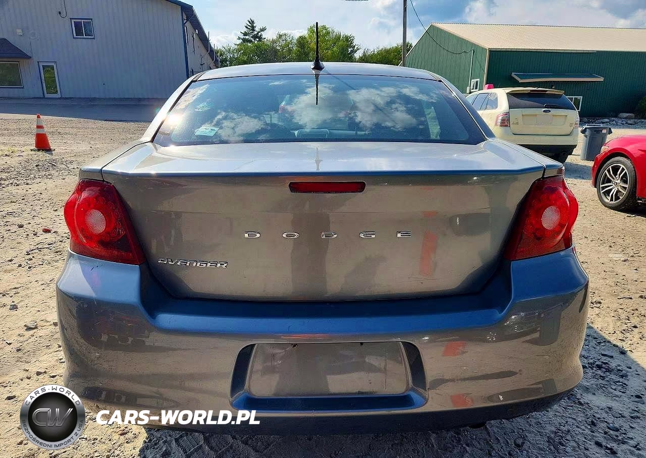 2012 Dodge Avenger Se VIN:1C3CDZAB3CN323654 - 6