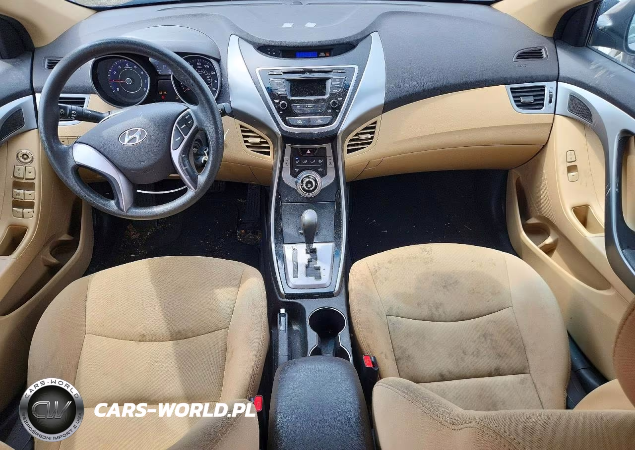 2013 Hyundai Elantra Gls VIN:5NPDH4AE3DH394226 - 8