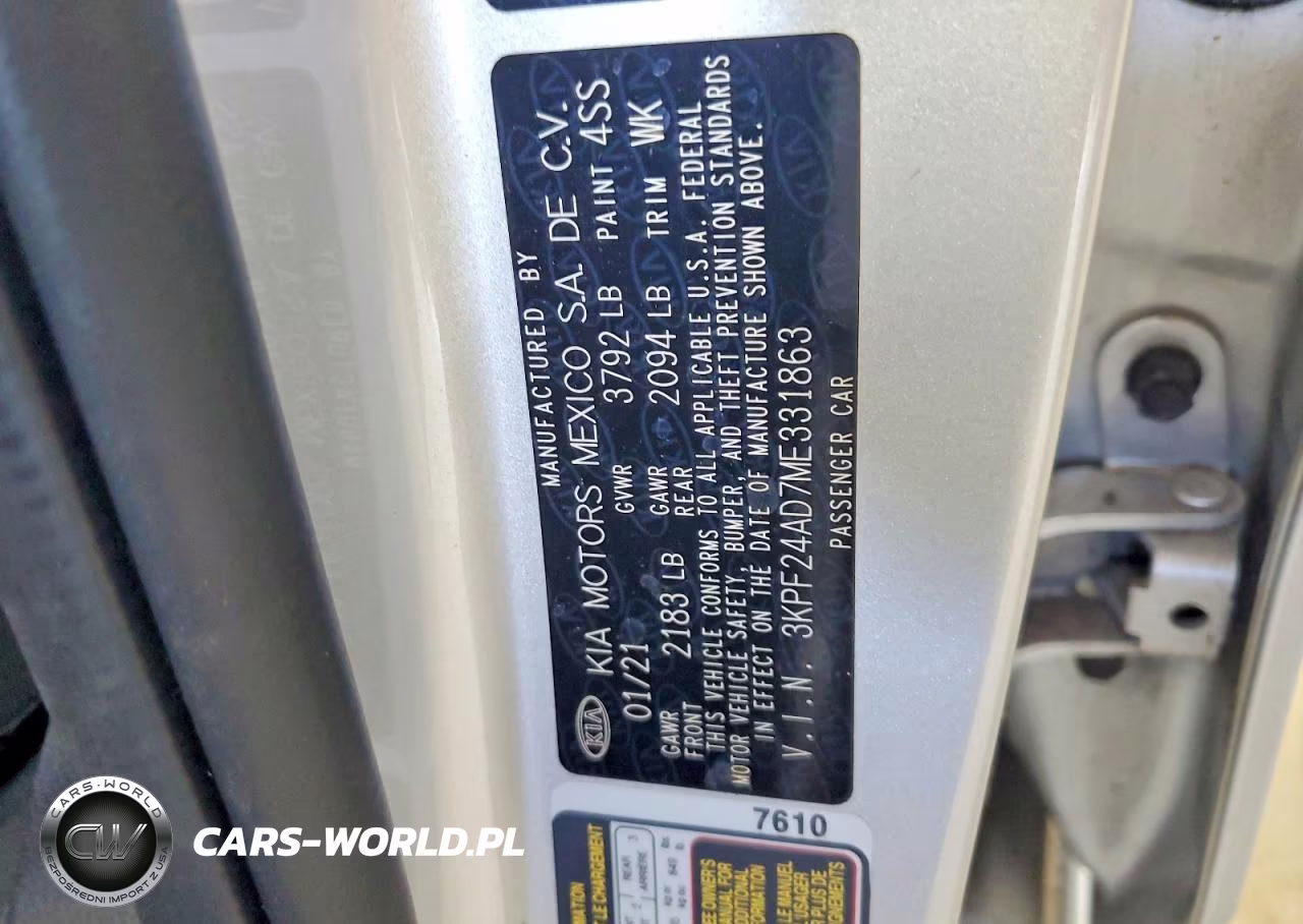 2021 Kia Forte Lxs VIN:3KPF24AD7ME331863 - 12