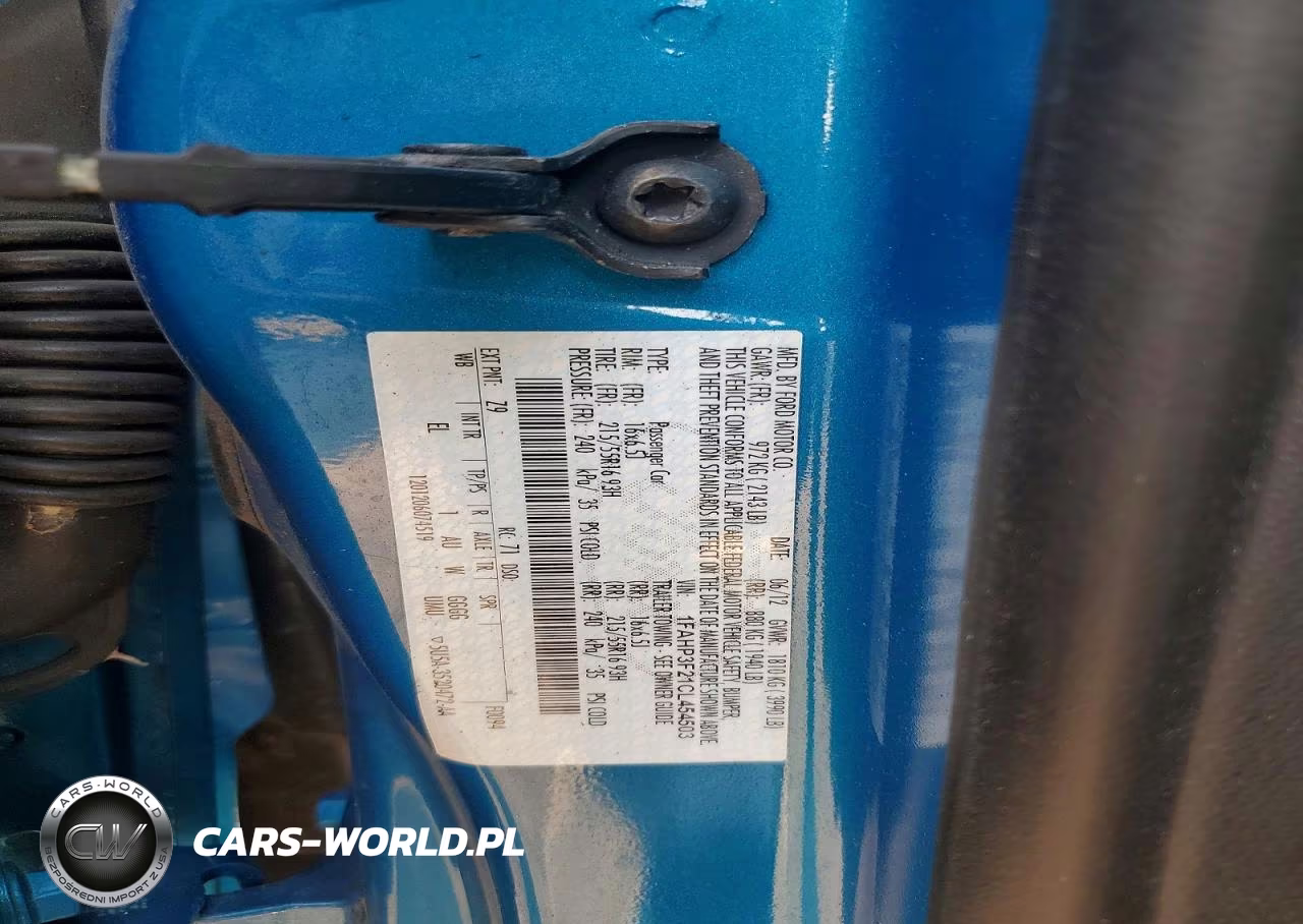 2012 Ford Focus Se VIN:1FAHP3F21CL454503 - 12