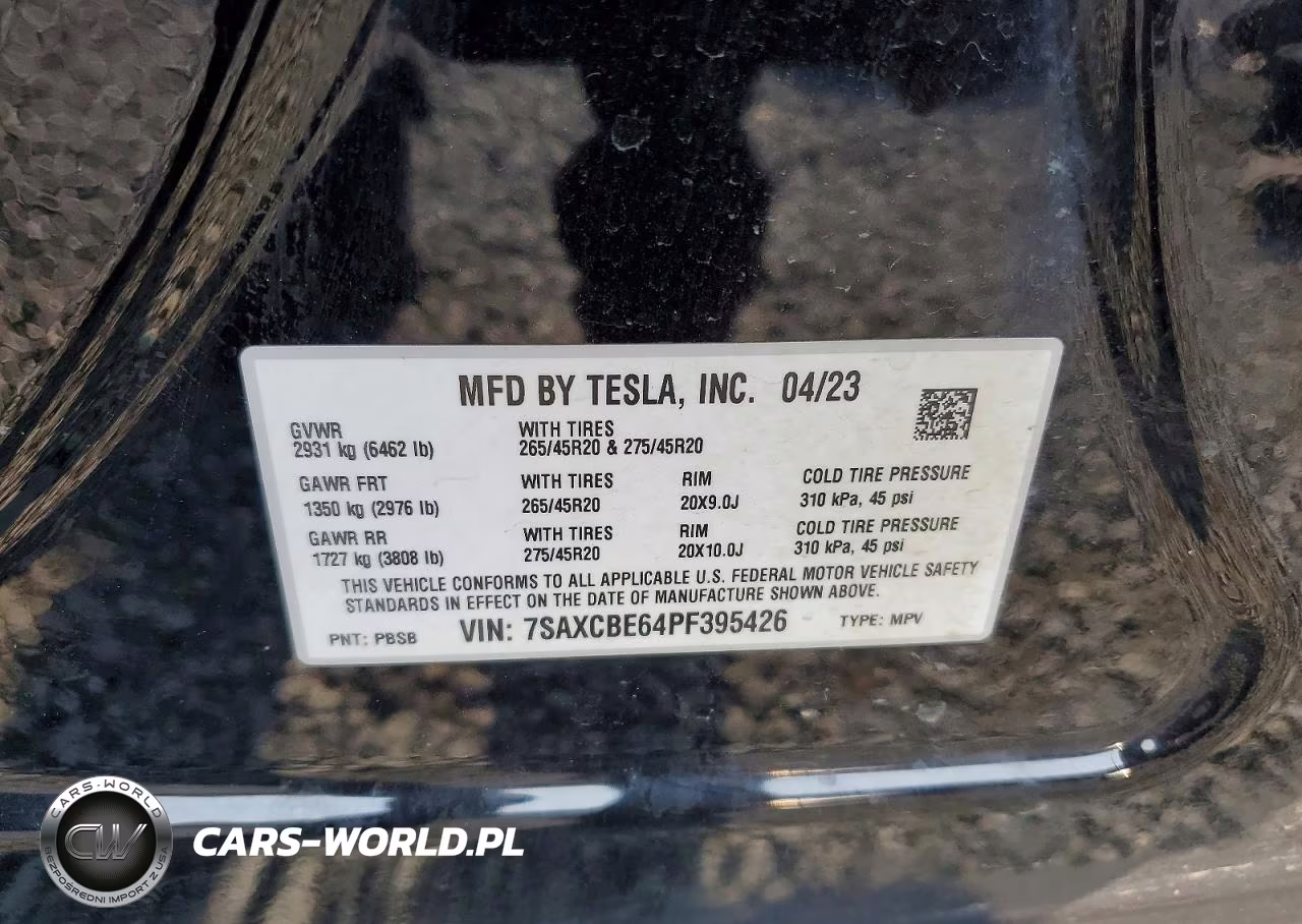 2023 Tesla Model X VIN:7SAXCBE64PF395426 - 12