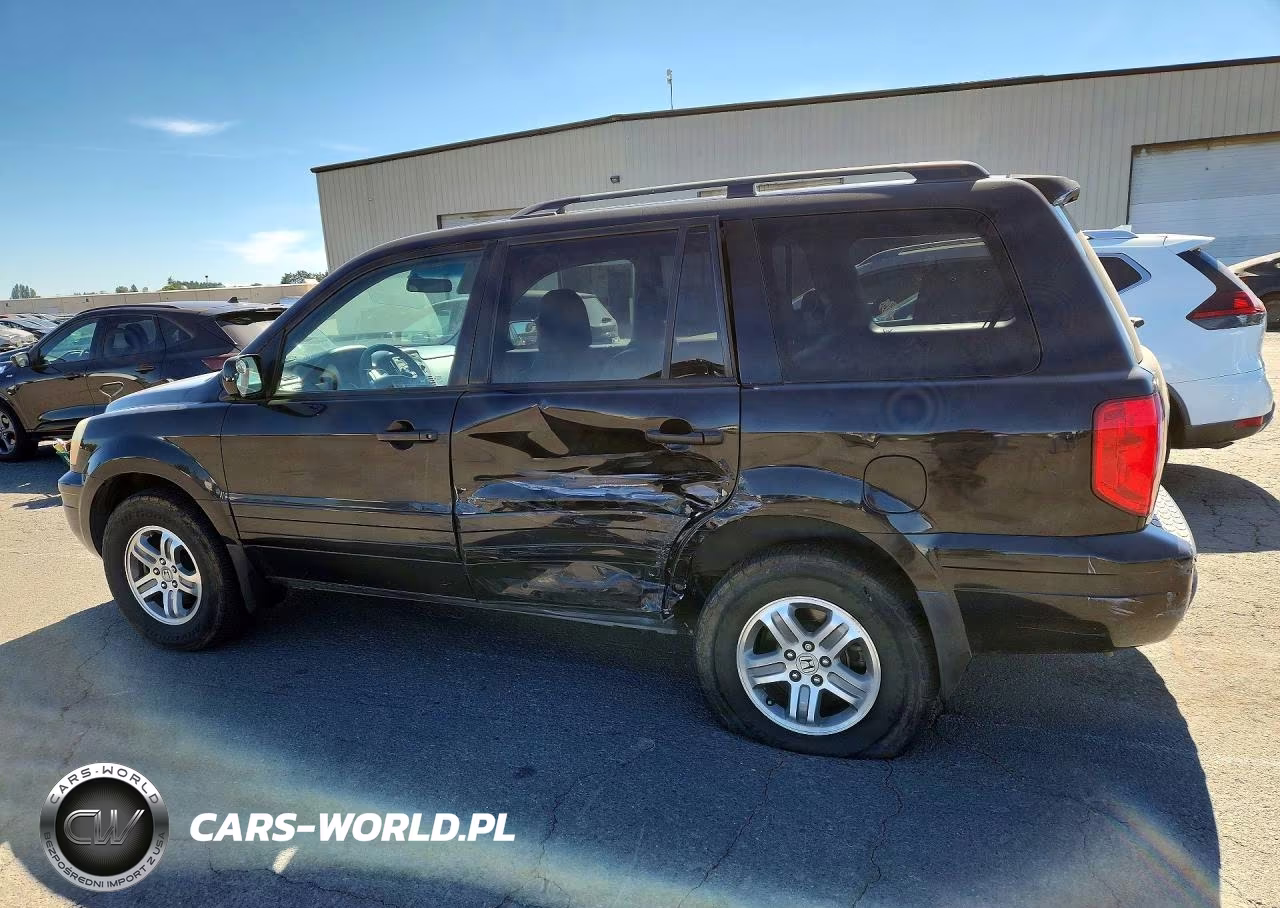 2004 Honda Pilot Exl VIN:2HKYF18544H574147 - 2