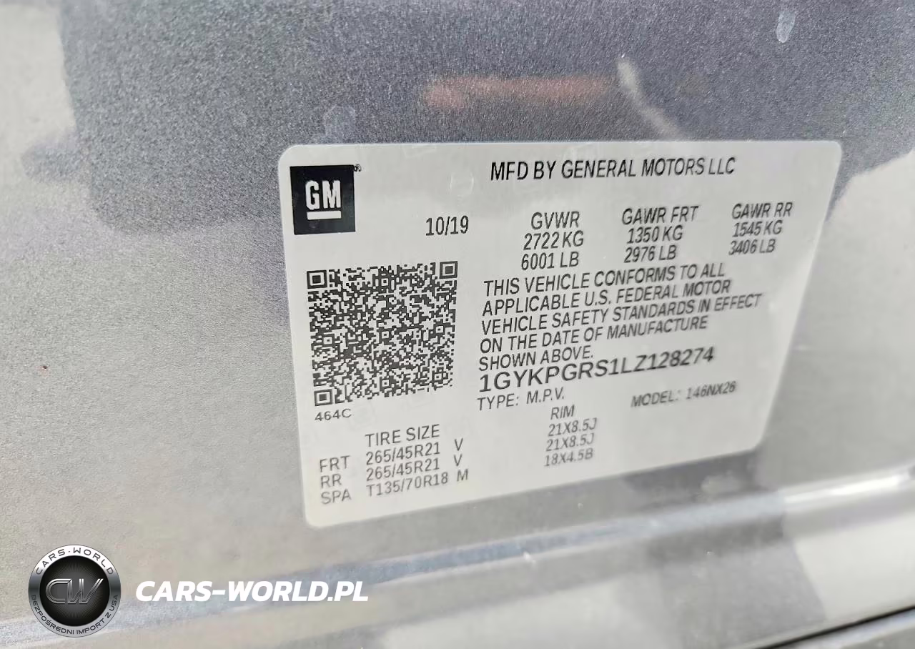 2020 Cadillac Xt6 Sport VIN:1GYKPGRS1LZ128274 - 13