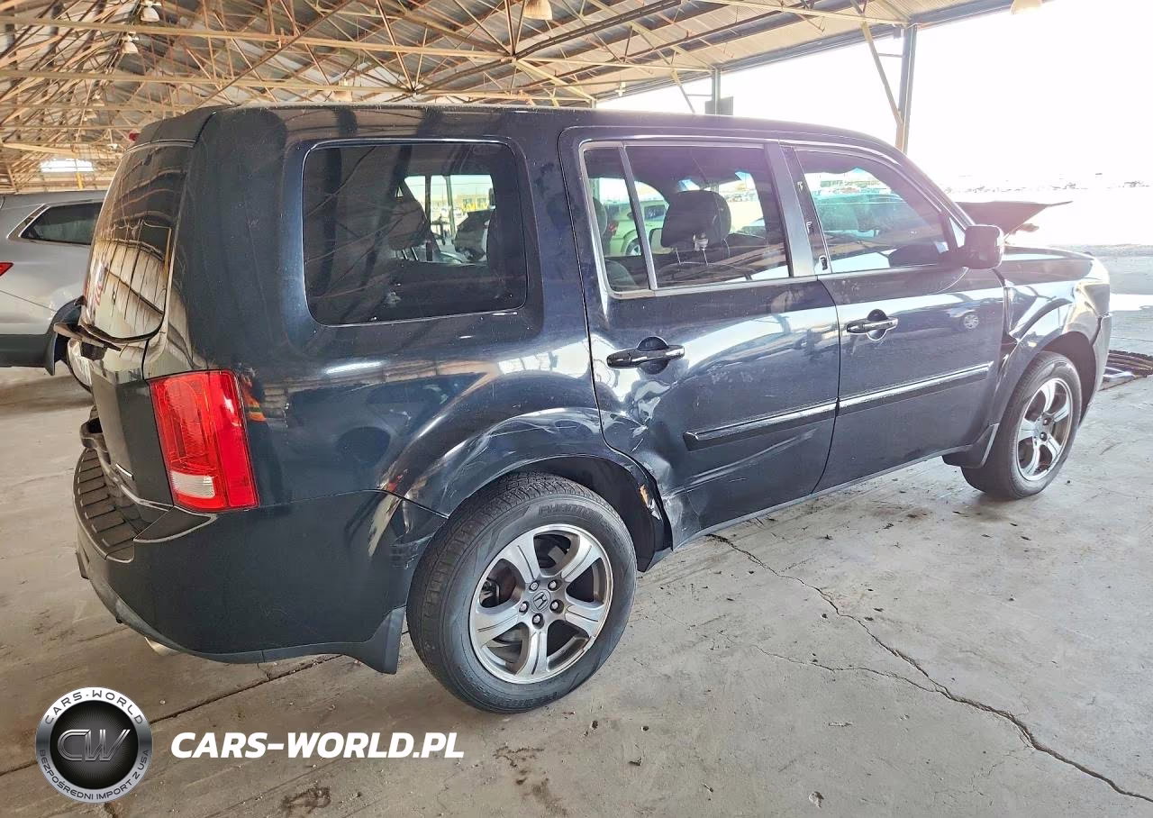 2015 Honda Pilot Se VIN:5FNYF3H38FB035221 - 3