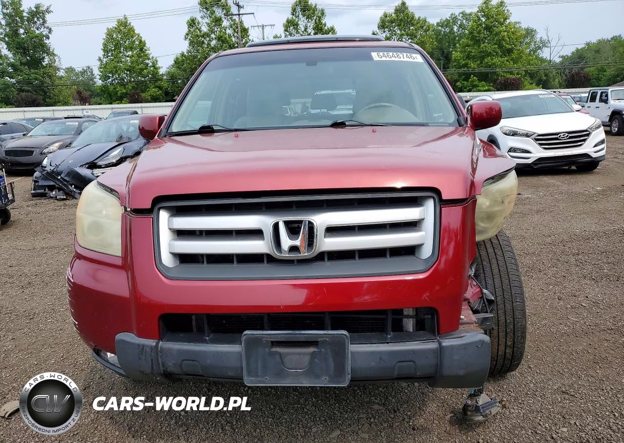 2006 Honda Pilot Ex VIN:5FNYF18526B023085 - 5