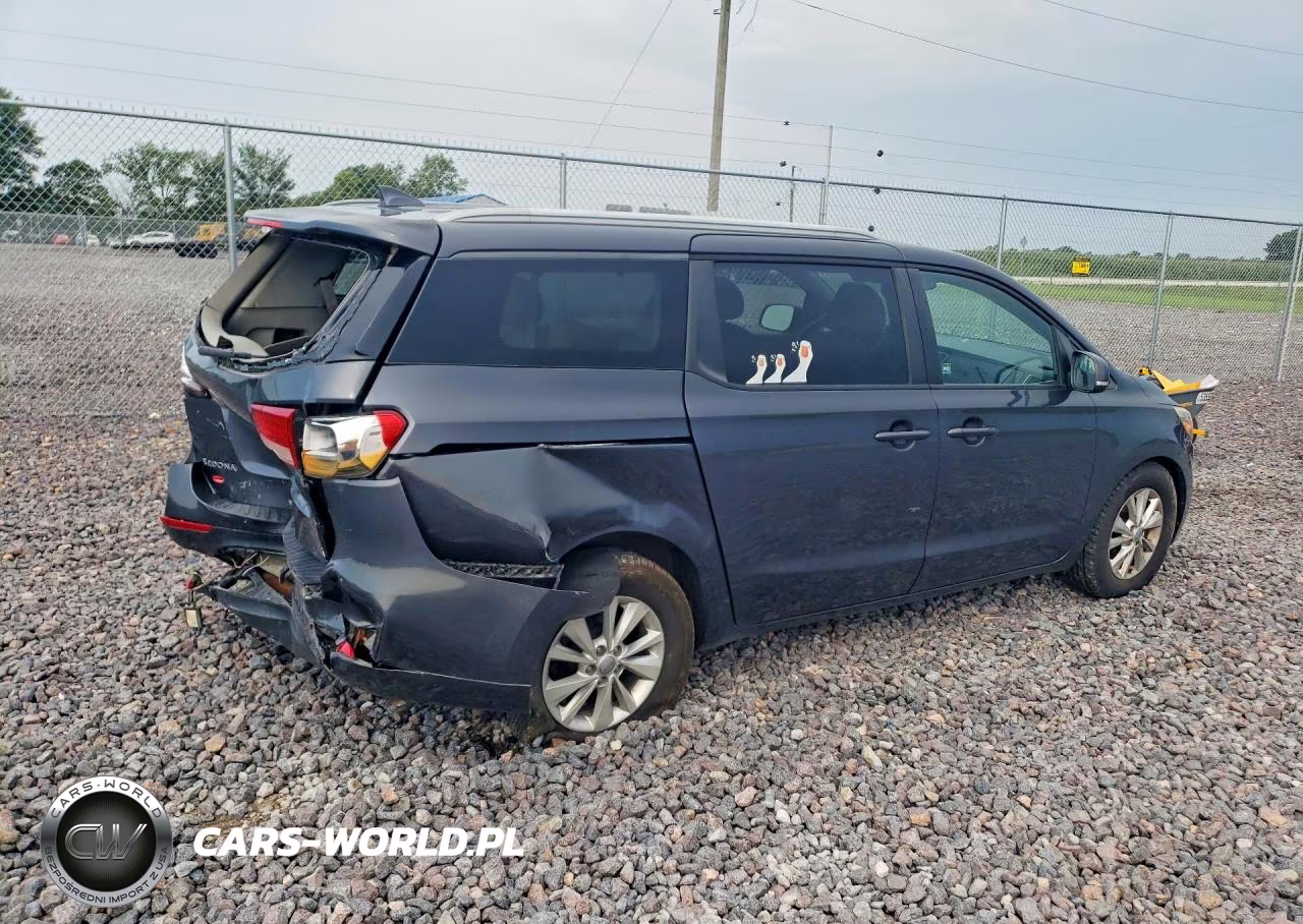 2015 Kia Sedona Lx VIN:KNDMB5C13F6069302 - 3