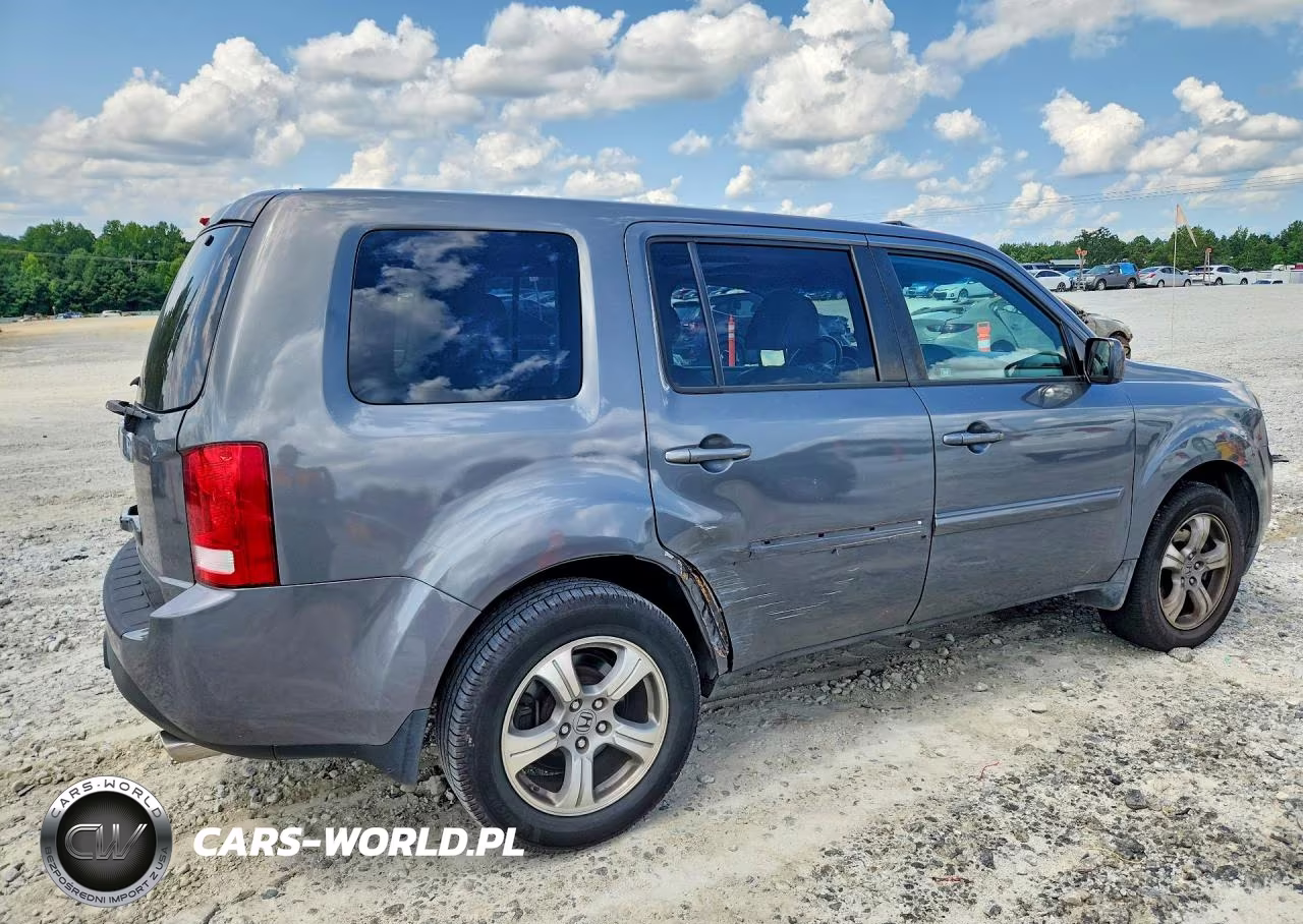 2012 Honda Pilot Exl VIN:5FNYF3H64CB024514 - 3
