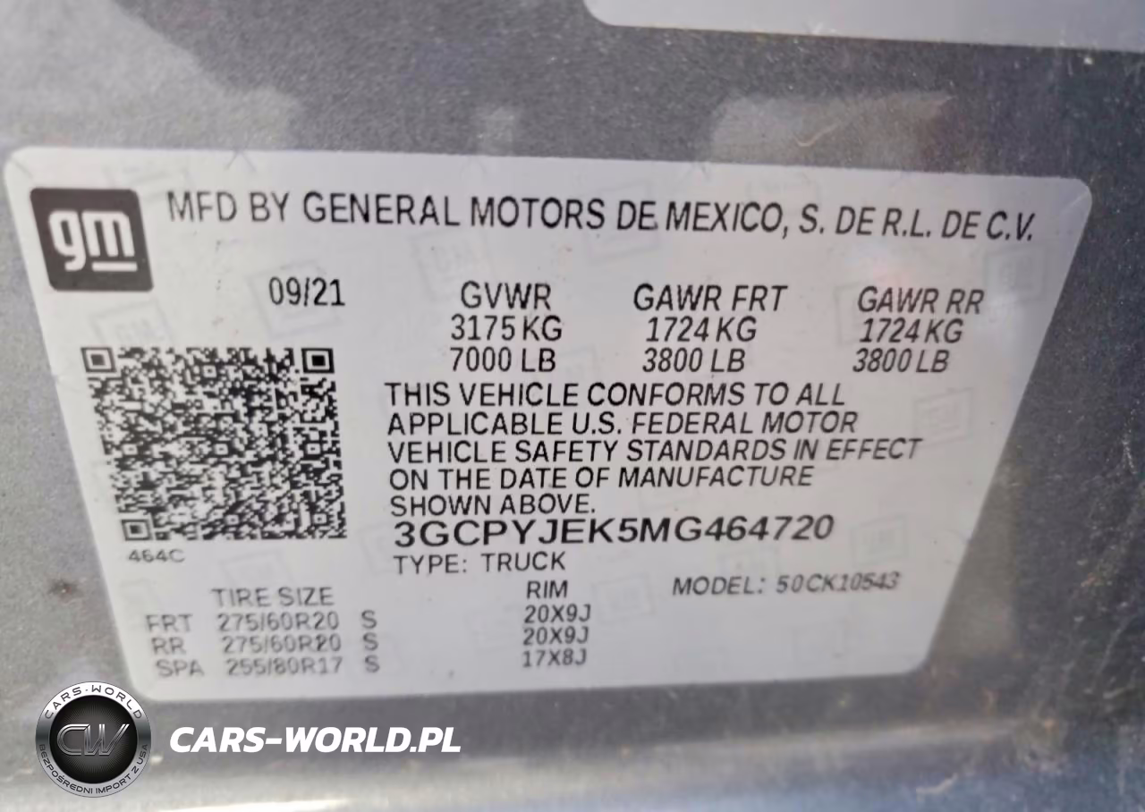 2021 Chevrolet Silverado K1500 Lt VIN:3GCPYJEK5MG464720 - 12