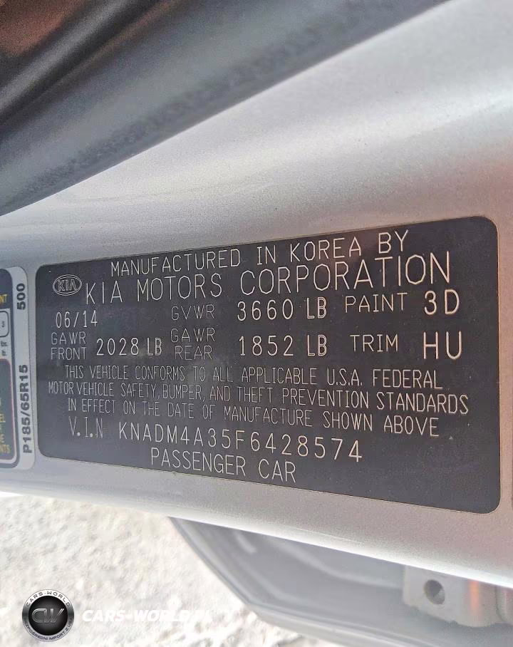 2015 Kia Rio Lx VIN:KNADM4A35F6428574 - 12