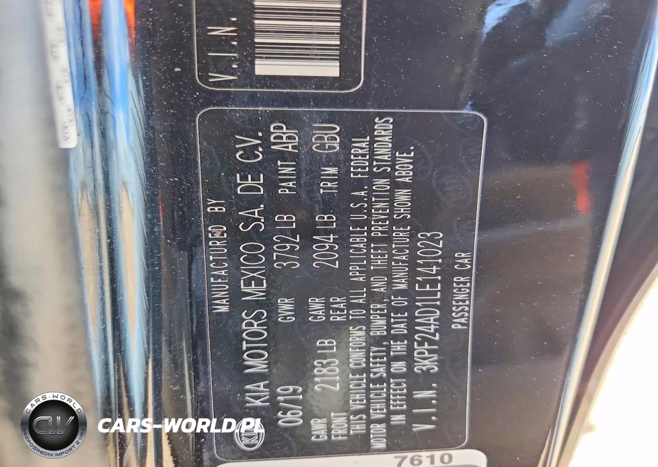 2020 Kia Forte 4D VIN:3KPF24AD1LE141023 - 13