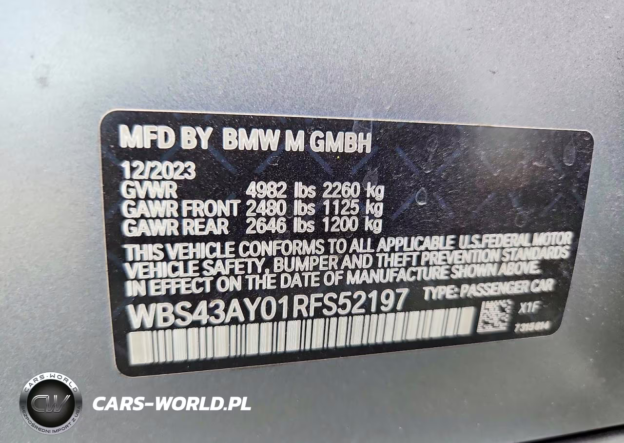 2024 BMW M3 Competition VIN:WBS43AY01RFS52197 - 12