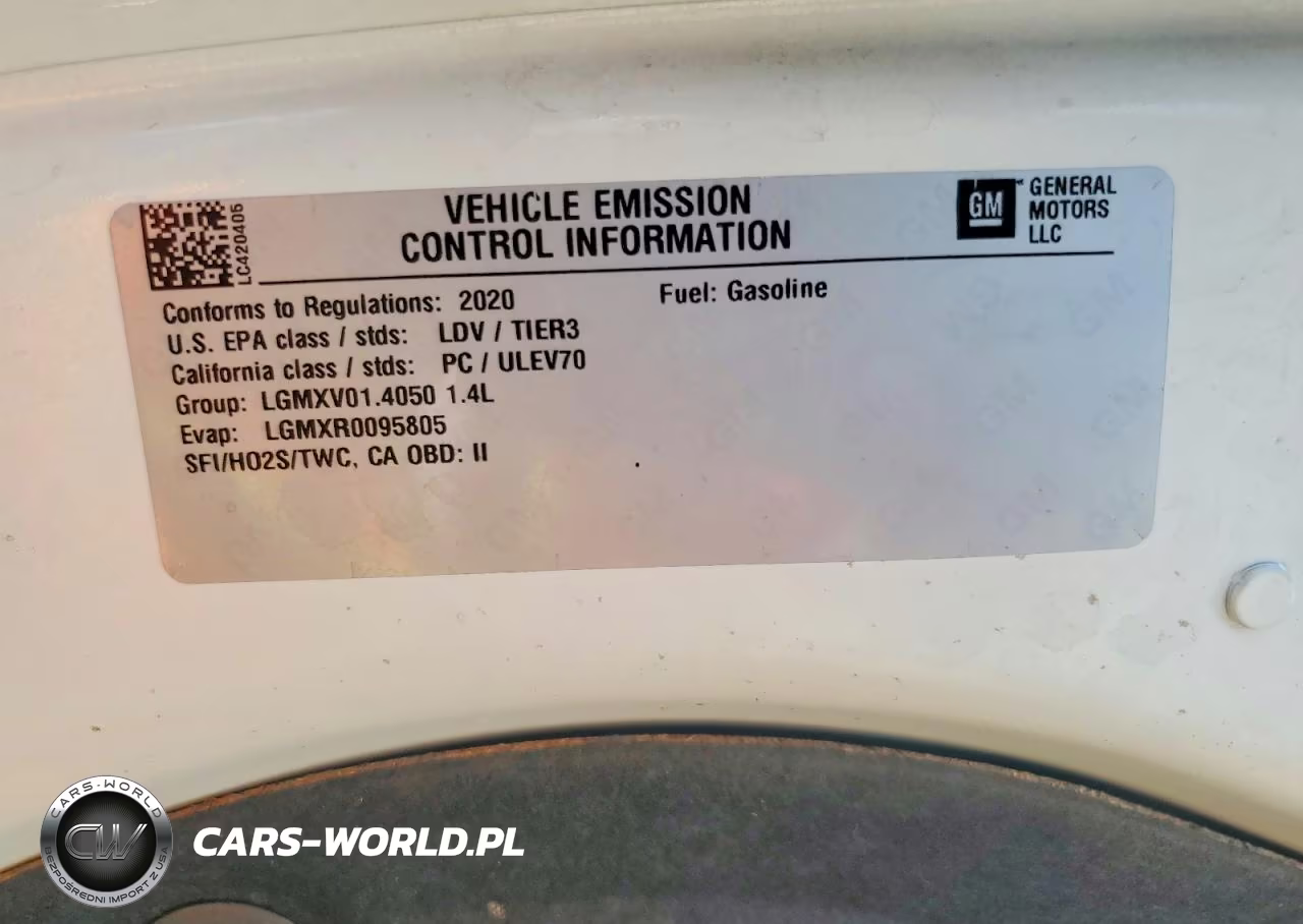 2020 Chevrolet Spark Ls VIN:KL8CB6SA4LC420405 - 12