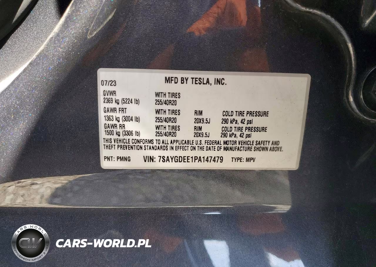 2023 Tesla Model Y VIN:7SAYGDEE1PA147479 - 12