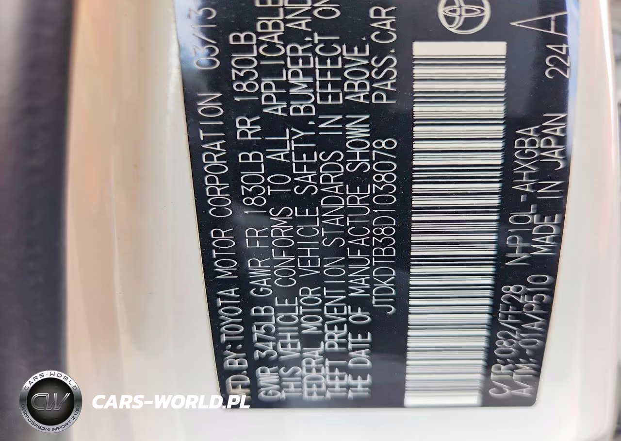 2013 Toyota Prius C Three VIN:JTDKDTB38D1038078 - 14