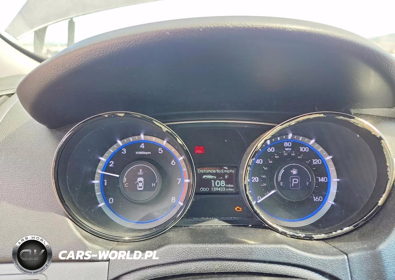 2013 Hyundai Sonata Gls VIN:5NPEB4AC4DH734407 - 9