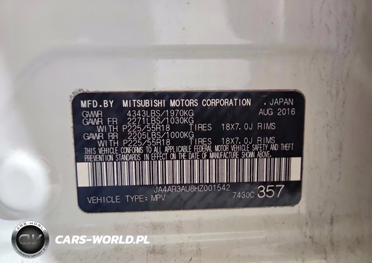 2017 Mitsubishi Outlander Sport Es VIN:JA4AR3AU8HZ001542 - 13