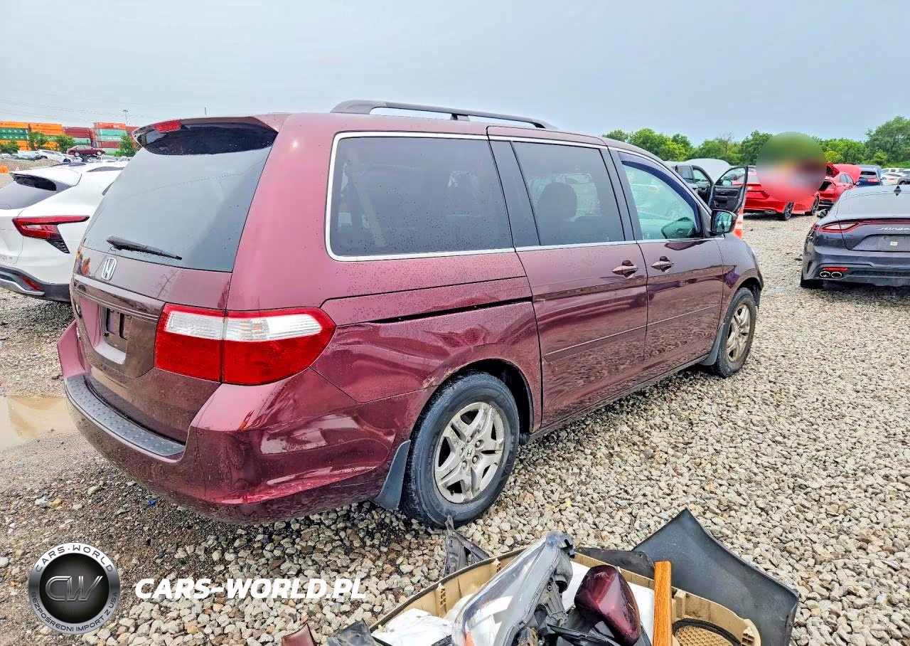 2007 Honda Odyssey Exl VIN:5FNRL38687B444957 - 3