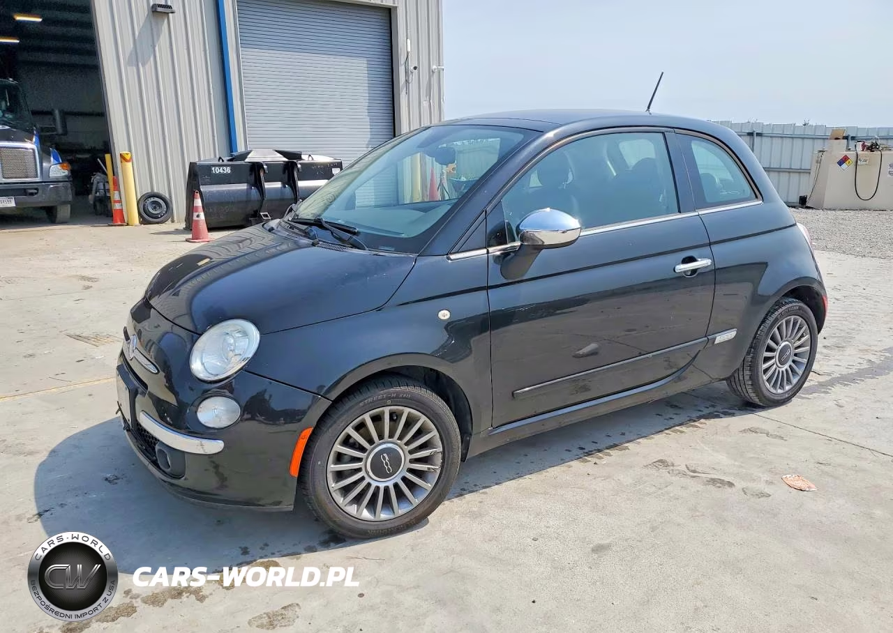 2012 Fiat 500 Lounge VIN:3C3CFFCR2CT386098 - 1