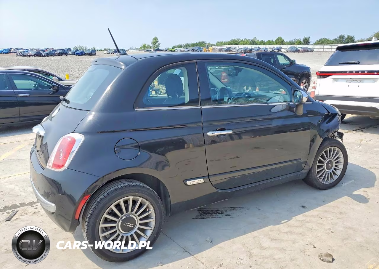 2012 Fiat 500 Lounge VIN:3C3CFFCR2CT386098 - 3
