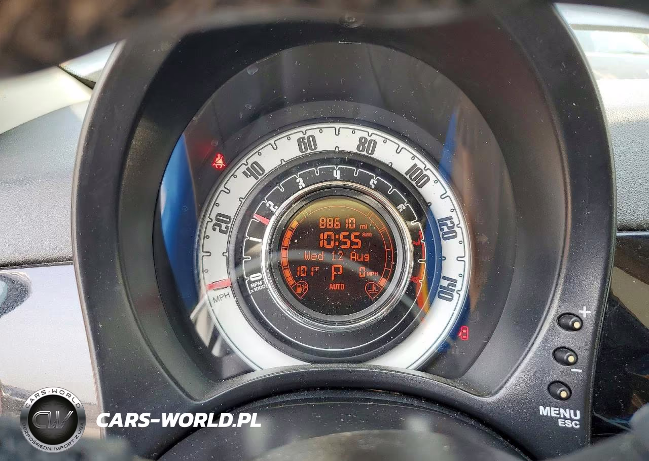 2012 Fiat 500 Lounge VIN:3C3CFFCR2CT386098 - 9