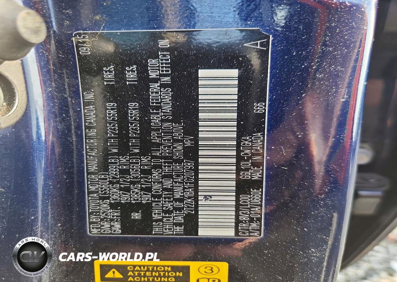 2015 Lexus Rx 350 Base VIN:2T2ZK1BA1FC207987 - 13