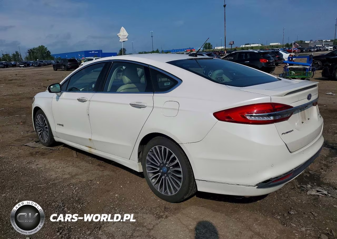 2017 Ford Fusion Titanium Hev VIN:3FA6P0RU1HR383945 - 2