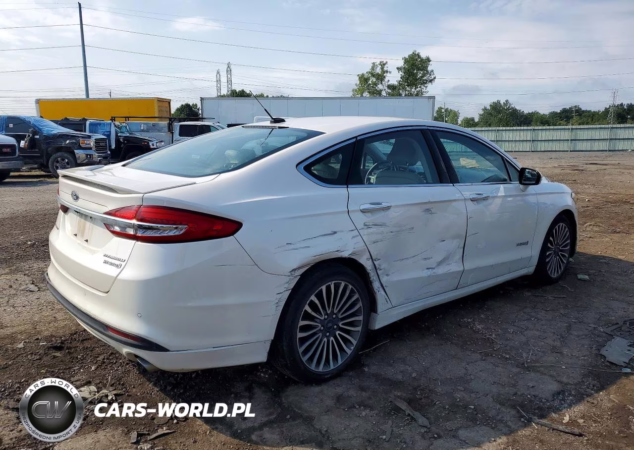 2017 Ford Fusion Titanium Hev VIN:3FA6P0RU1HR383945 - 3