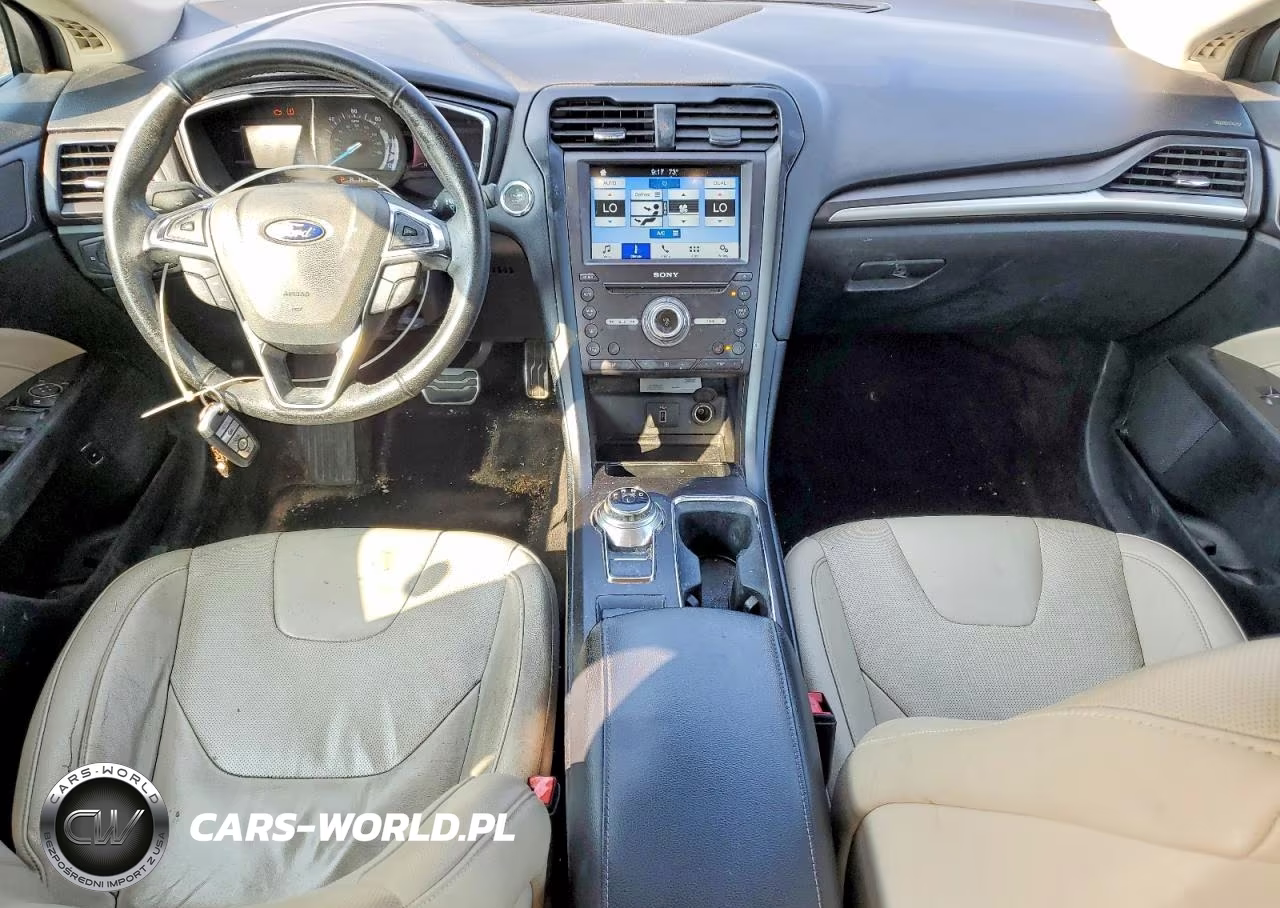 2017 Ford Fusion Titanium Hev VIN:3FA6P0RU1HR383945 - 8