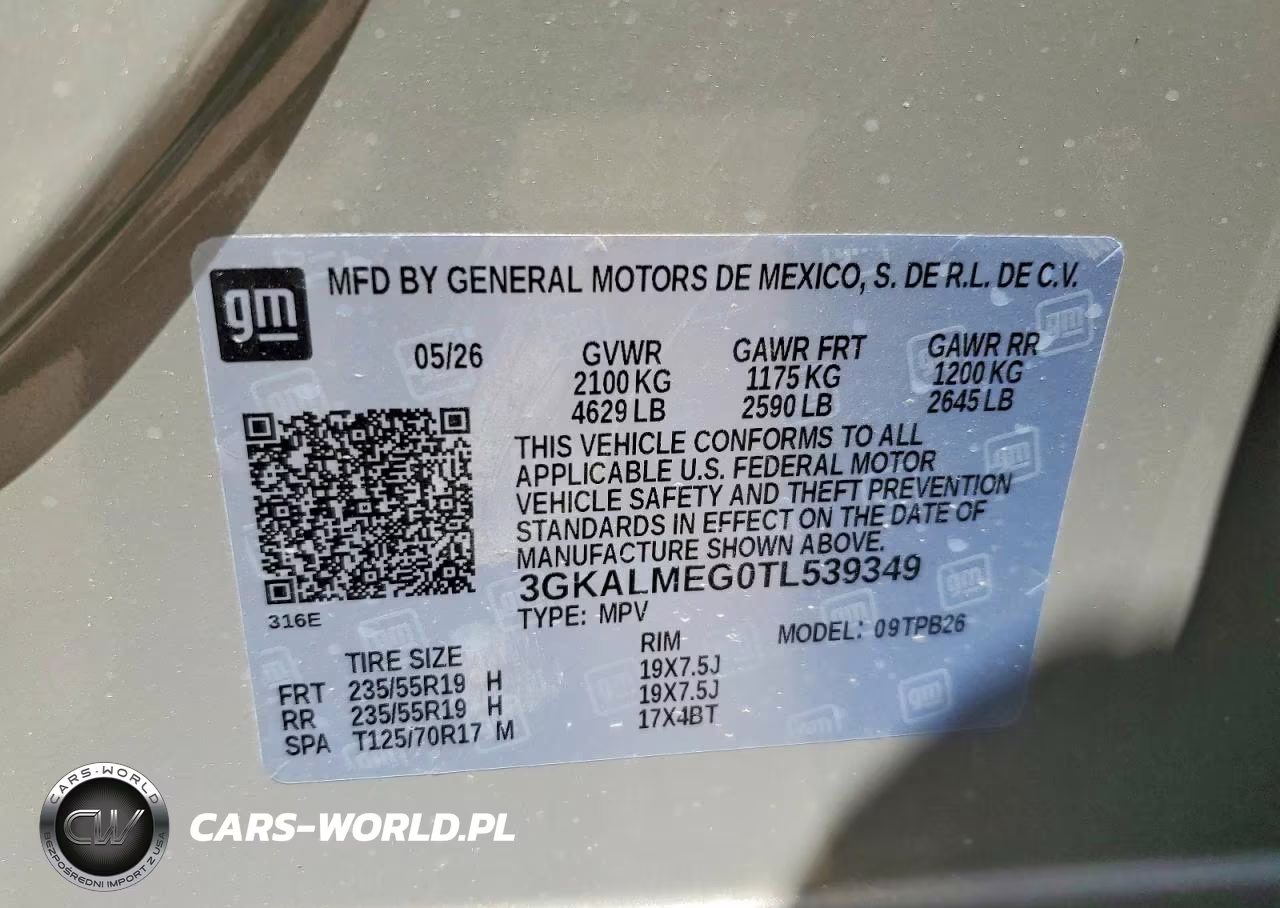 2026 GMC Terrain Elevation VIN:3GKALMEG0TL539349 - 12